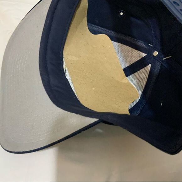 New VINTAGE Green Bay Hat Cap Snap Back Blue Super Bowl Football Mens 90s - Picture 6 of 8